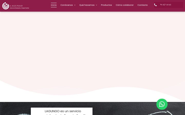 Screenshot of lagungofundazioa.es