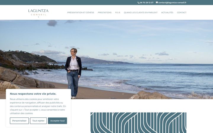 Screenshot of laguntza-conseil.fr