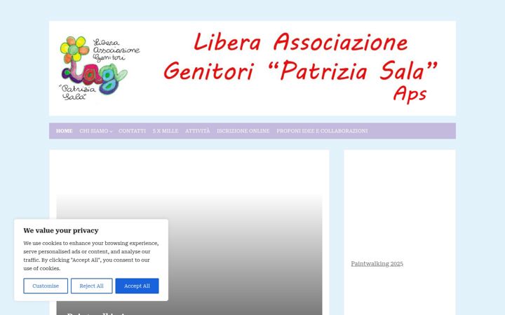 Screenshot of lagvignate.altervista.org