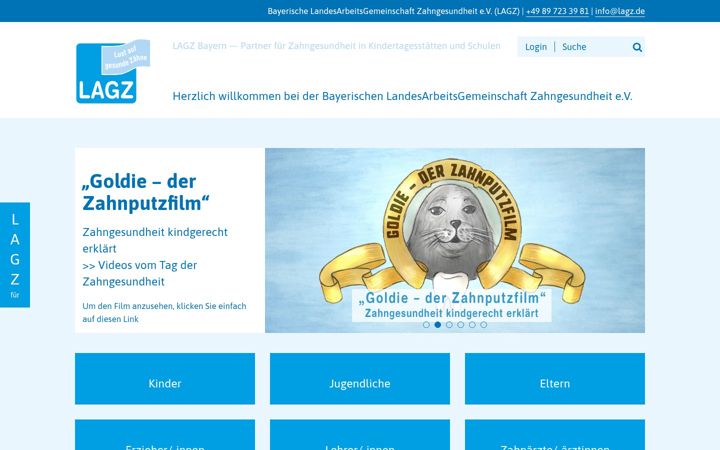 Screenshot of lagz.de