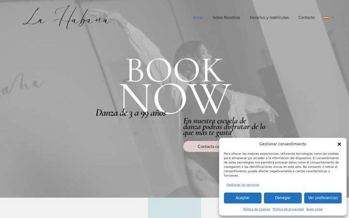Screenshot of lahabanadance.es