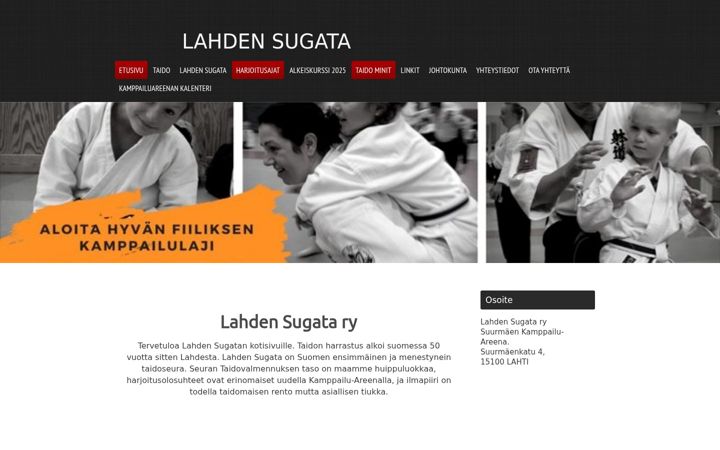 Screenshot of lahdensugata.com