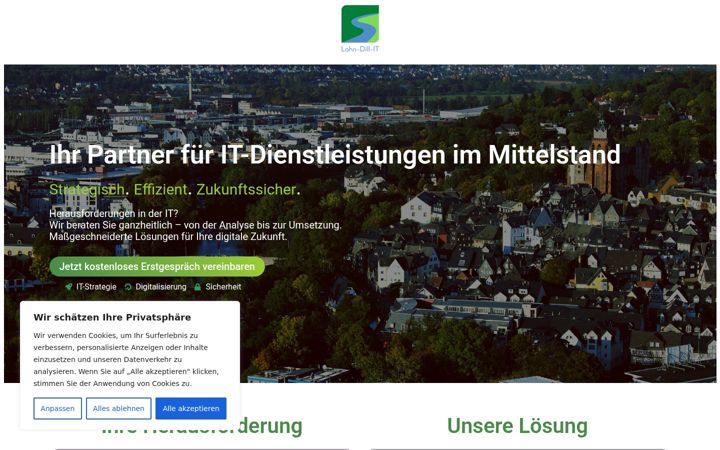 Screenshot of lahn-dill.it