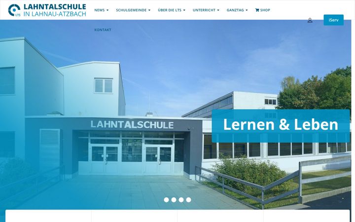 Screenshot of lahntalschule-lahnau.de