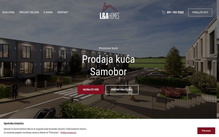 Screenshot of lahomes.hr