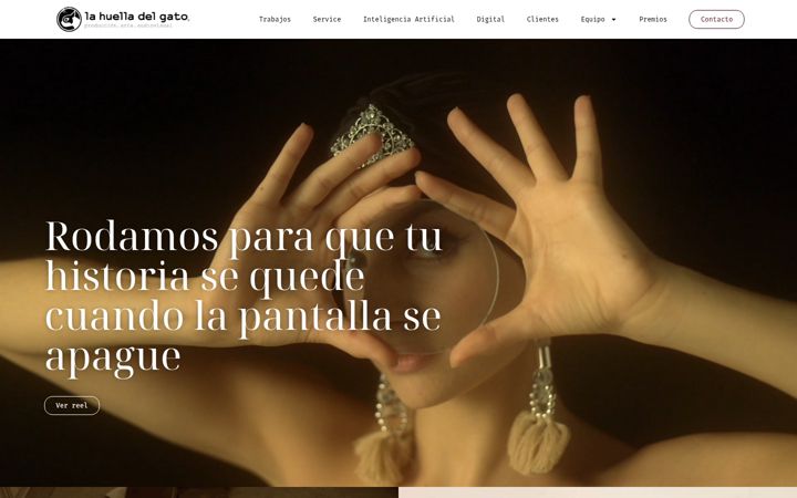 Screenshot of lahuelladelgato.com