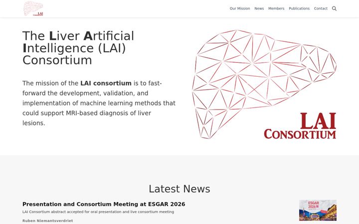 Screenshot of lai-consortium.org