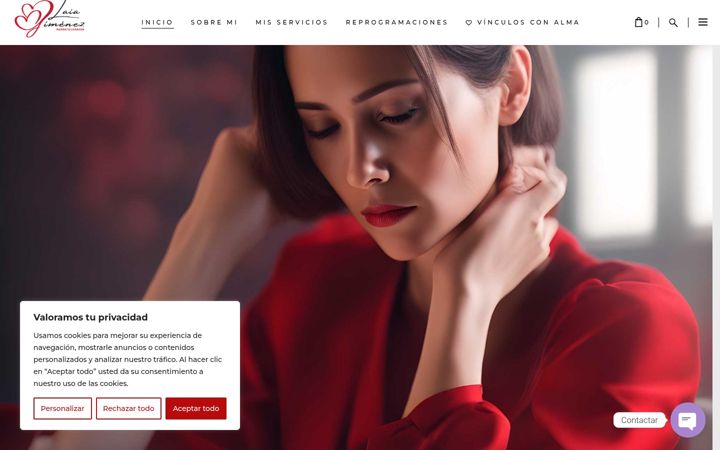 Screenshot of laiagimenez.com