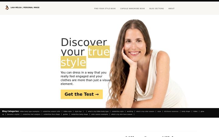 Screenshot of laiamelga.com