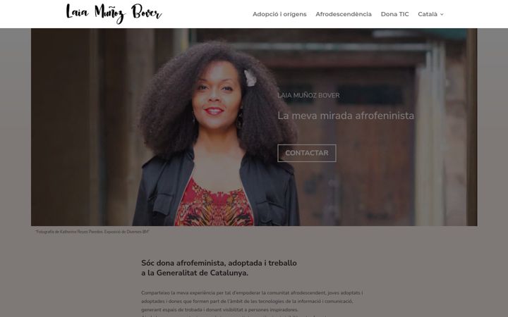 Screenshot of laiamunozbover.com