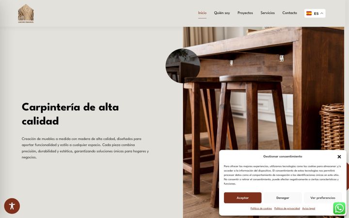 Screenshot of laichiciemanuel.com