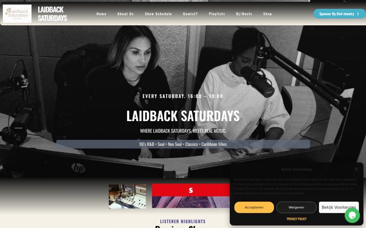 Screenshot of laidbacksaturdays.com