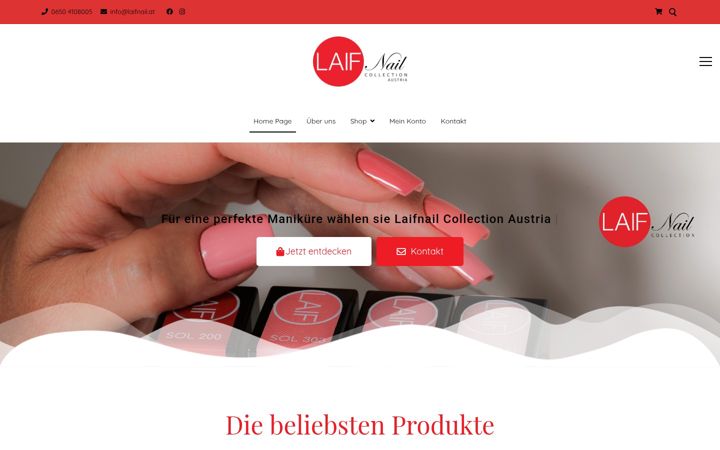 Screenshot of laifnail.at