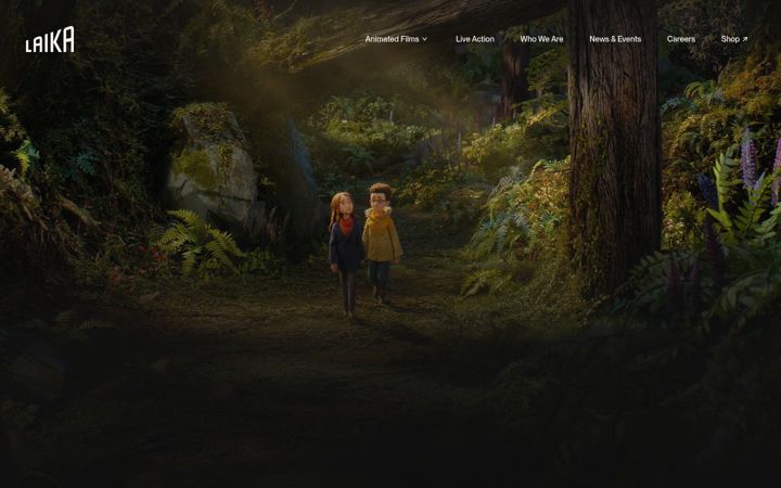 Screenshot of laika.com