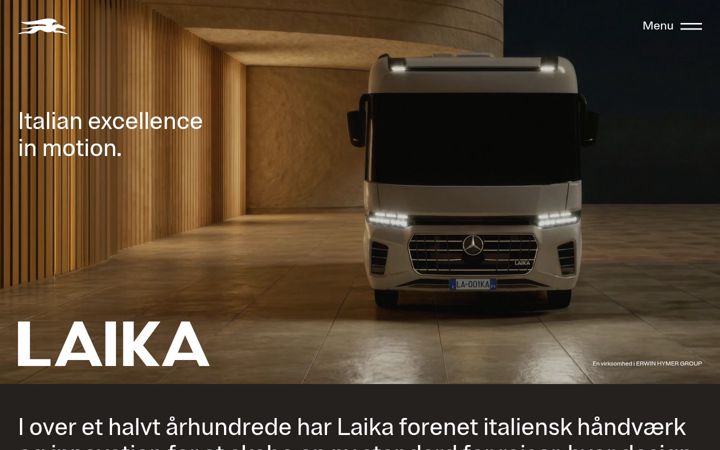 Screenshot of laika.it