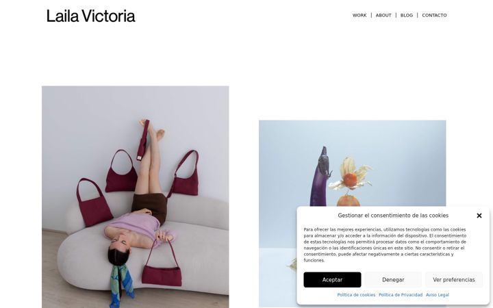 Screenshot of lailavictoria.com