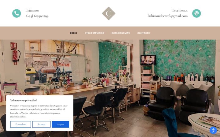 Screenshot of lailusiondecarol.com