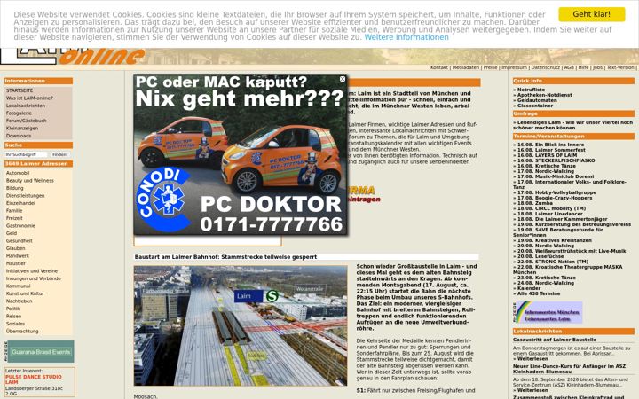 Screenshot of laim-online.de