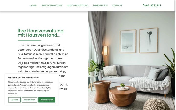 Screenshot of laimer-hausverwaltung.at