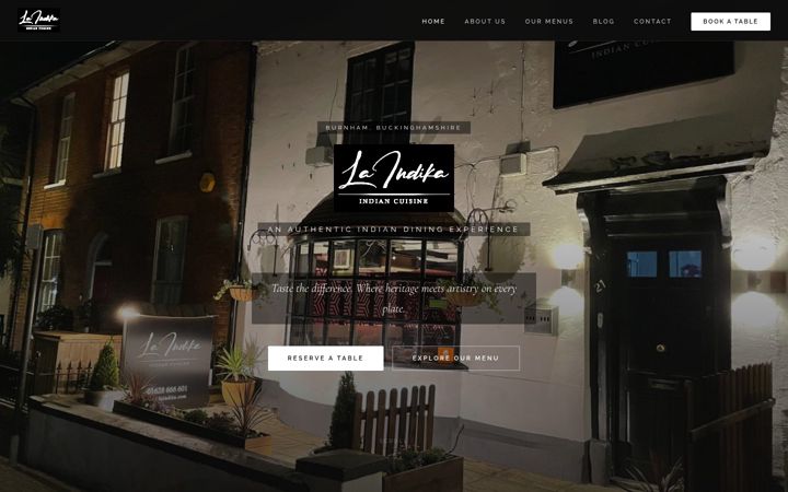 Screenshot of laindika.co.uk