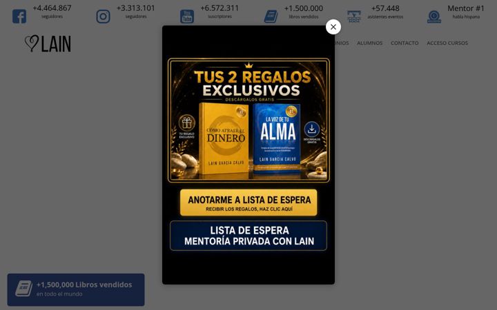 Screenshot of laingarciacalvo.com