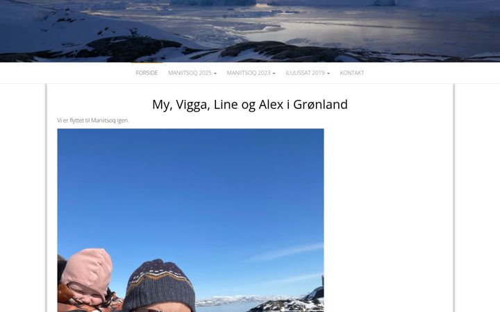 Screenshot of laingreenland.dk