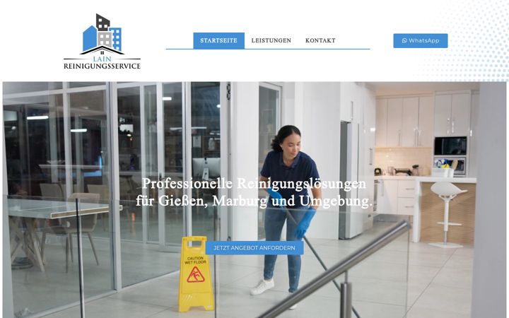 Screenshot of lainreinigung.de