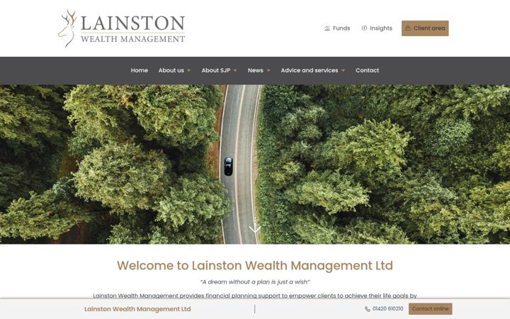Screenshot of lainstonwm.com