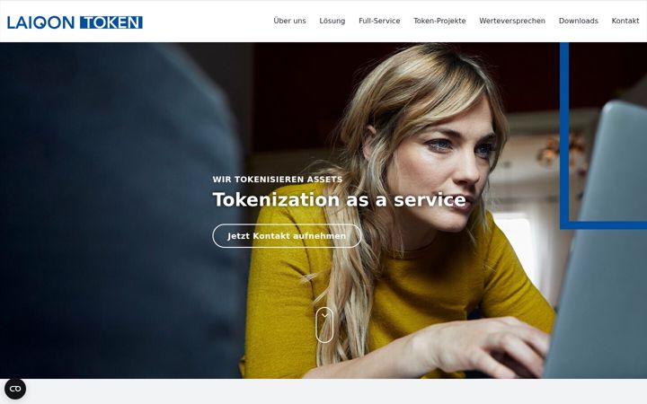 Ekrano kopija laiqon-token.com