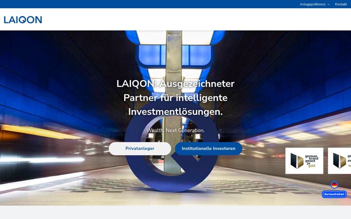 Screenshot of laiqon.com