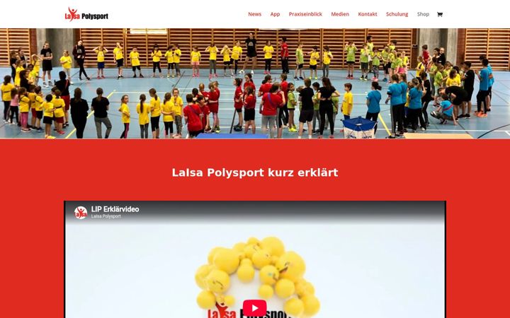 Screenshot of laisapolysport.ch
