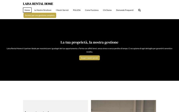 Screenshot of laisarentalhome.it