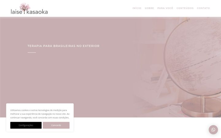 Screenshot of laisekasaoka.com.br