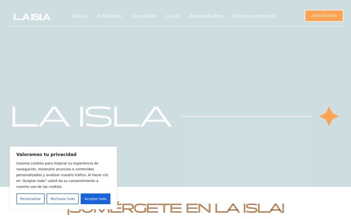 Screenshot of laislacomunidad.com