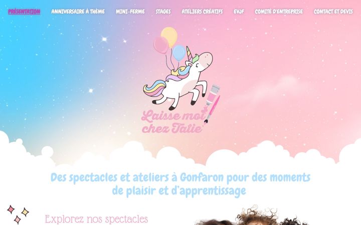 Screenshot of laissemoicheztatie.fr