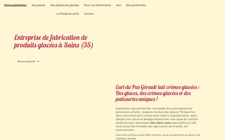 Screenshot of lait-cremes-glacees-35.fr