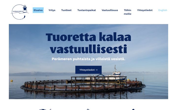 Screenshot of laitakarinkala.fi
