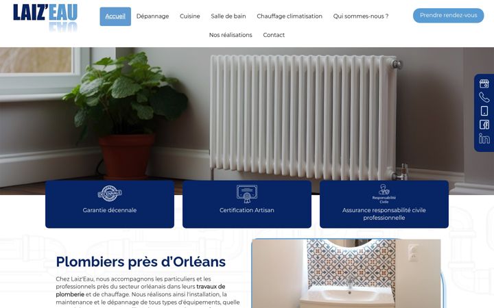 Screenshot of laizeau.com