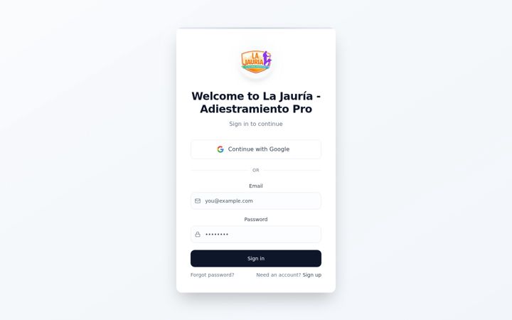 Screenshot of lajauriapro.com