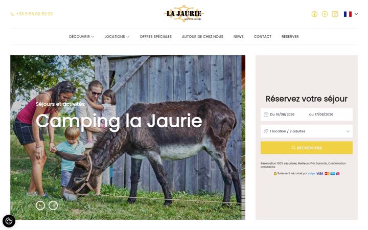 Screenshot of lajaurie.com