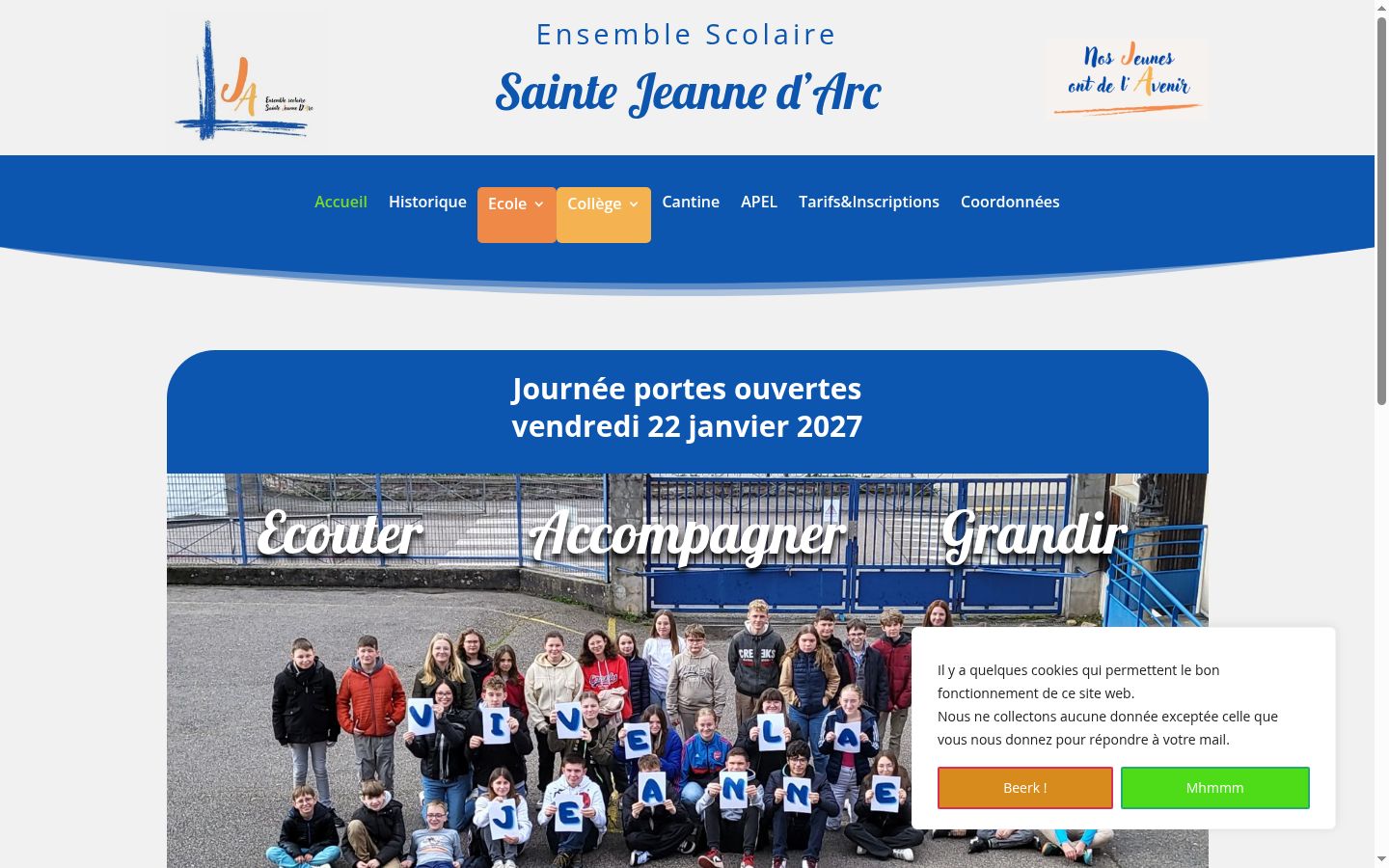 Screenshot van de toestemmingsbanner zoals getoond vóór enige interactie