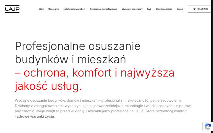Screenshot di lajp.pl