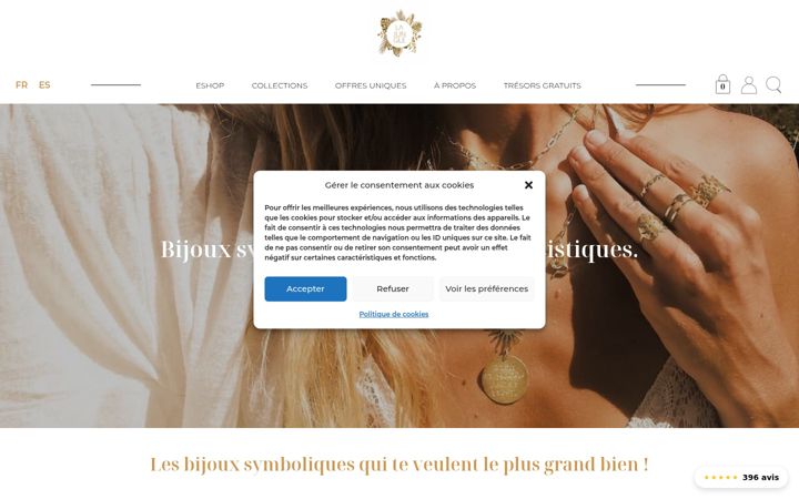 Screenshot of lajunglebijoux.com