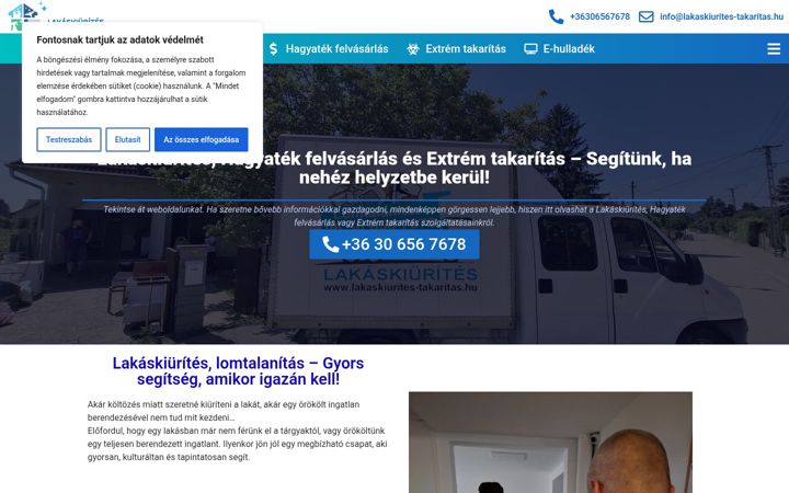 Screenshot of lakaskiurites-takaritas.hu