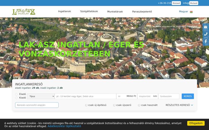 Screenshot of lakasz.ingatlan.hu