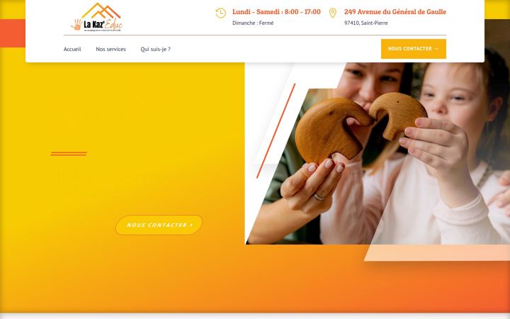 Screenshot of lakazeduc.com