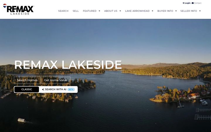 Screenshot of lakearrowheadremax.com