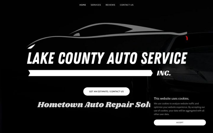 Screenshot of lakecountyautoservice.com