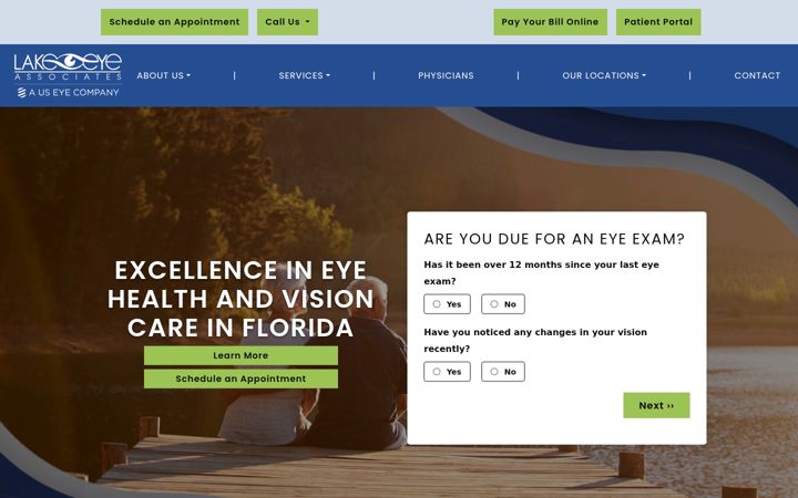 Screenshot of lakeeye.com