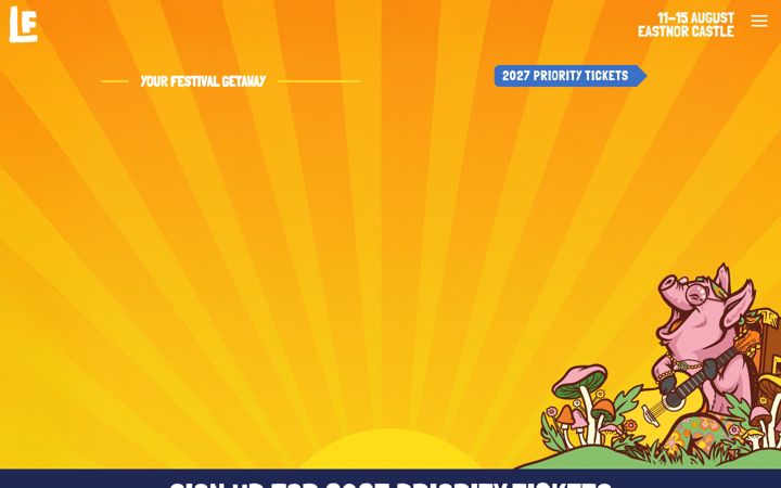 Screenshot of lakefest.co.uk